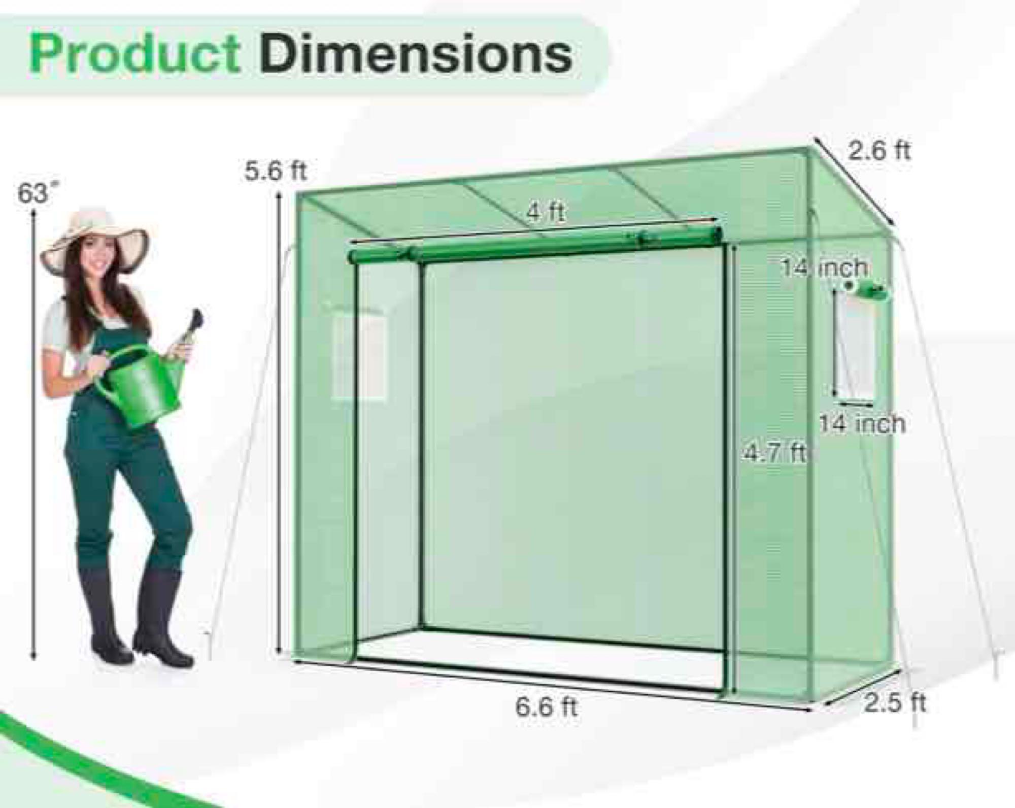Giantex Walk-in Greenhouse