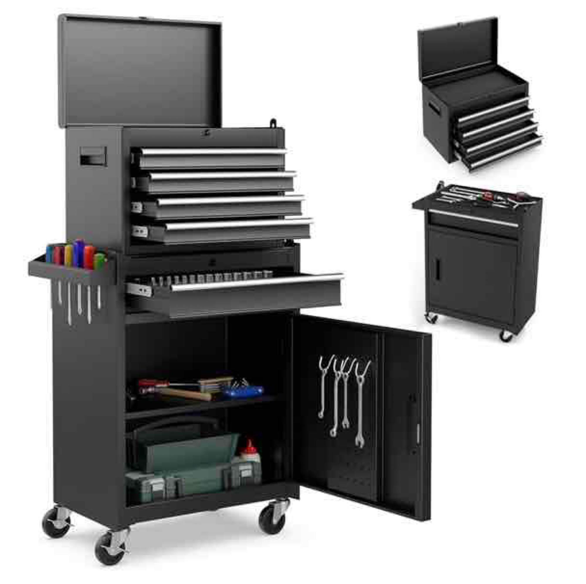 ERGOMASTER Tool Chest Heavy Duty Rolling