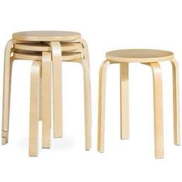 Tangkula 4-set Stacking Stool
