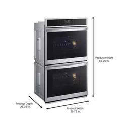 LG 9.4 cu. ft. Smart Double Wall Oven with Fan Convection