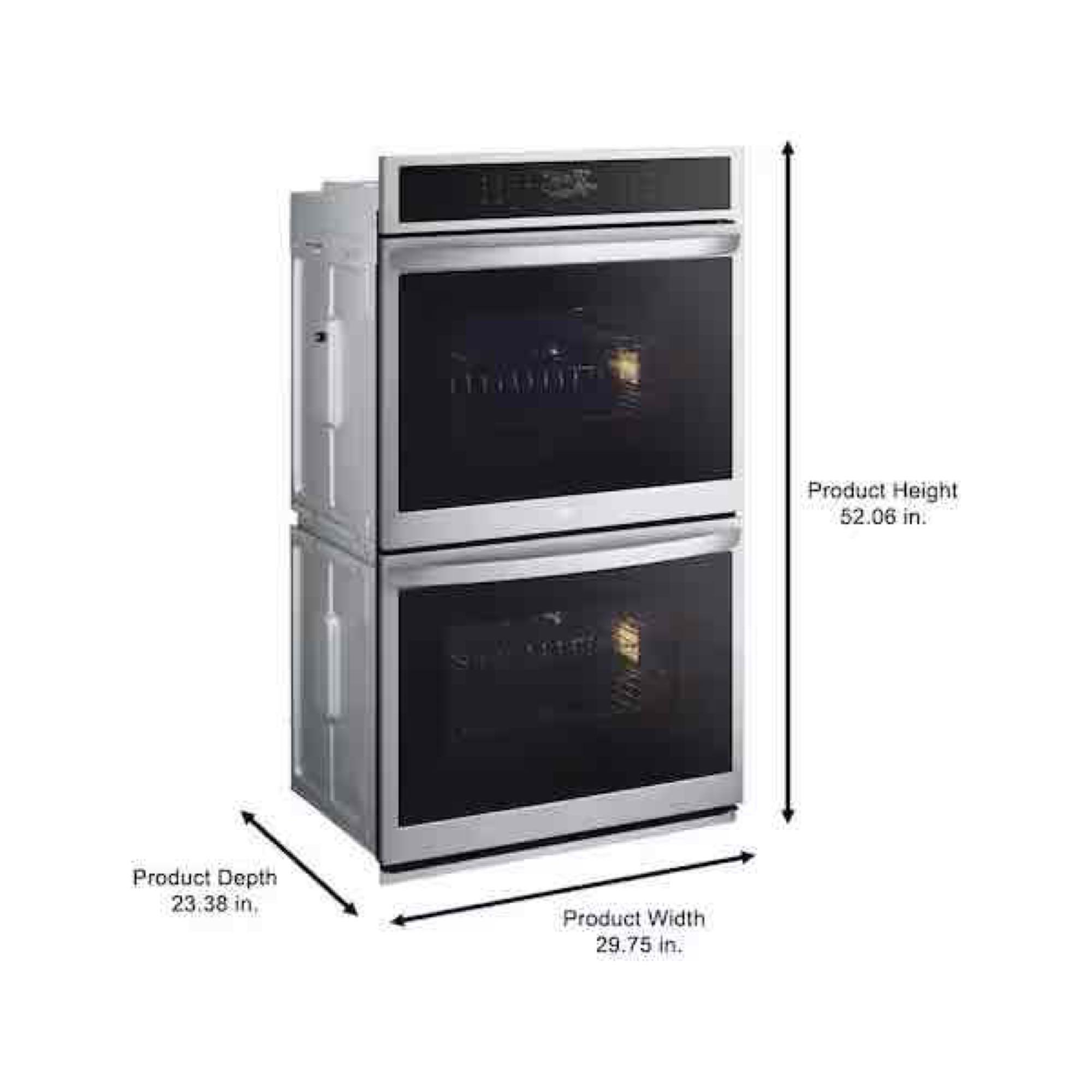 LG 9.4 cu. ft. Smart Double Wall Oven with Fan Convection