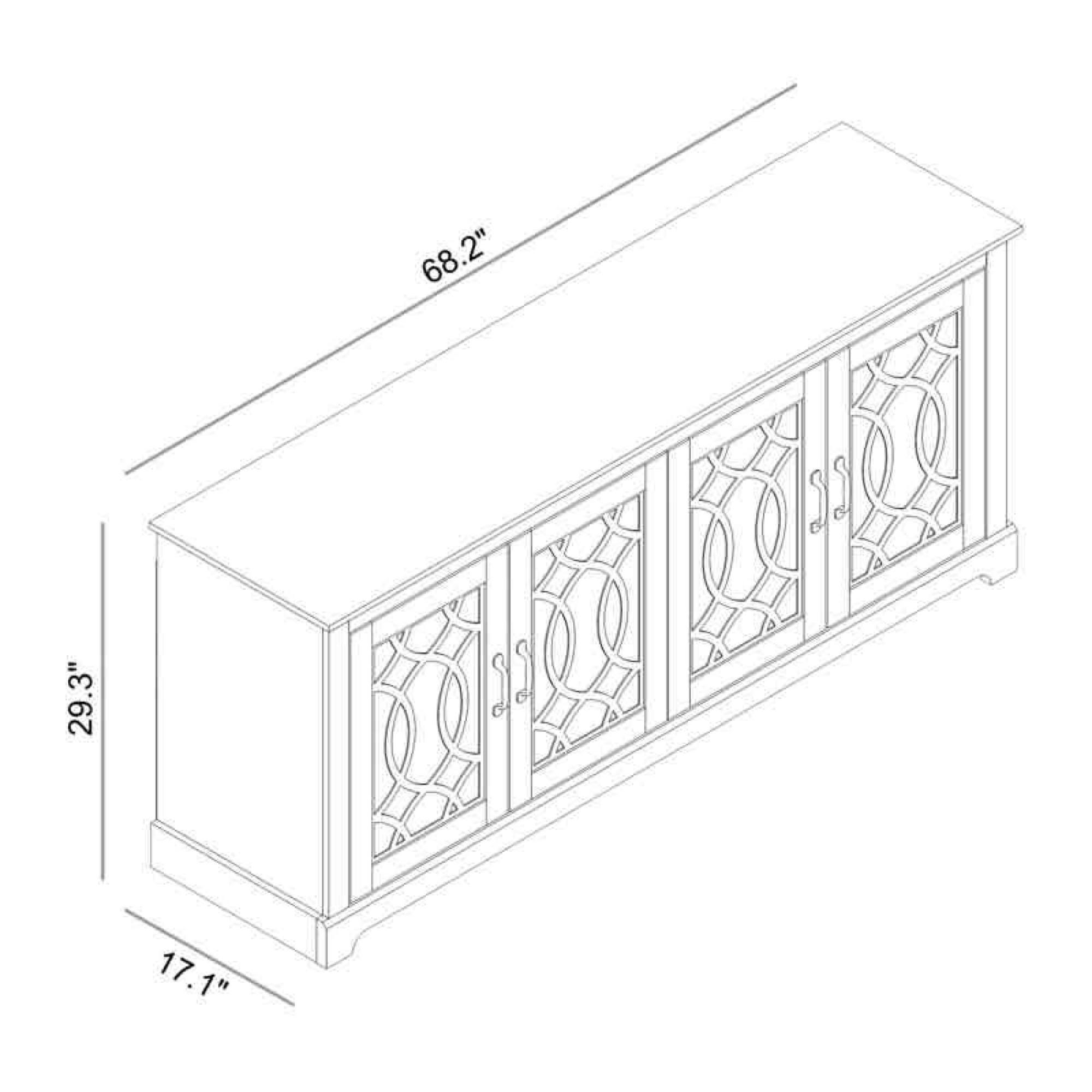 Allivia TV Stand for TVs up to 75