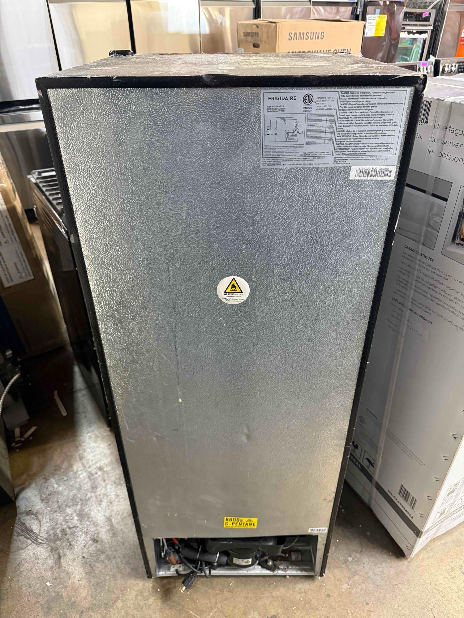 7.5 cu. ft. Mini Refrigerator in Platinum with Top Freezer