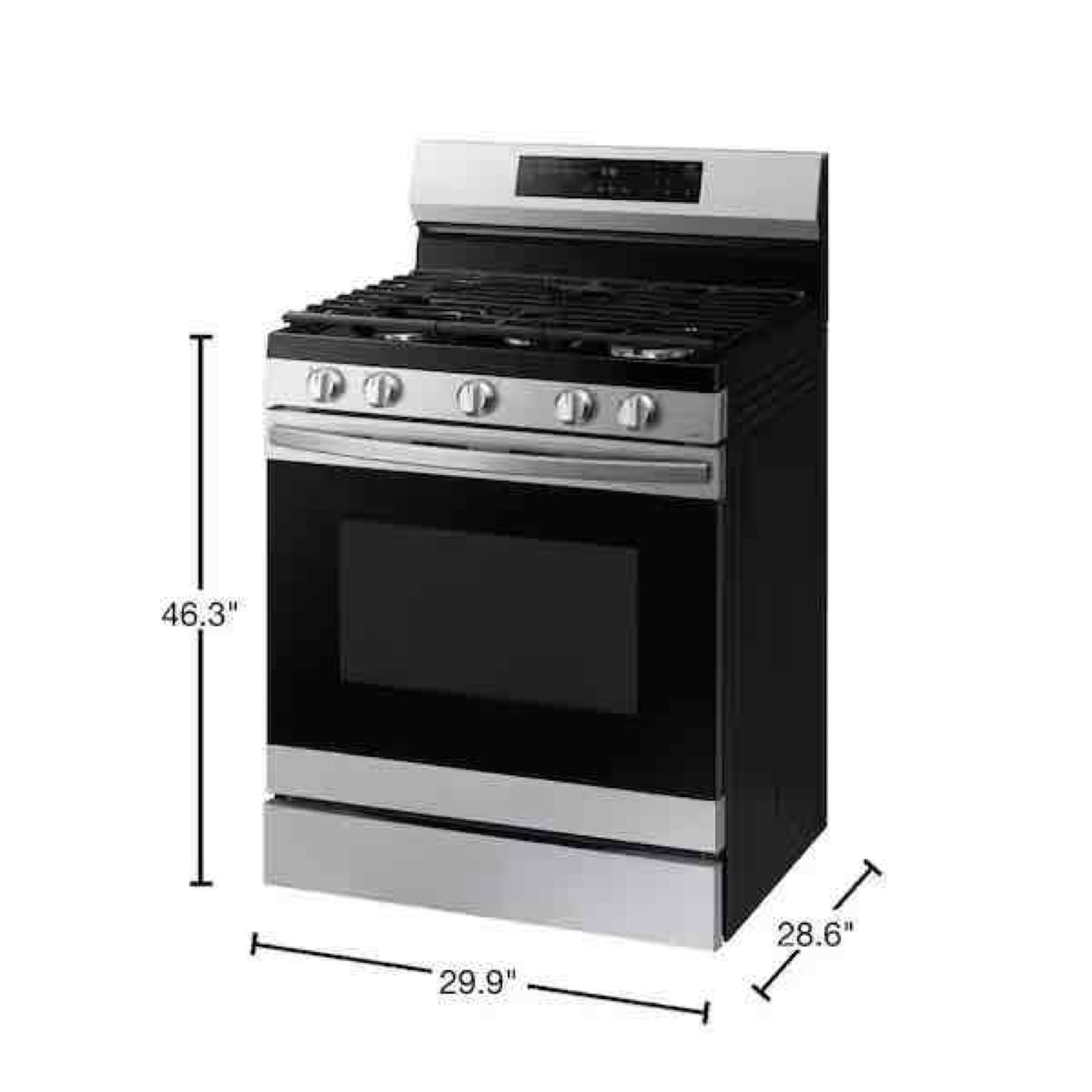 Samsung 6 cu. ft. Smart Wi-Fi Enabled Convection Gas Range