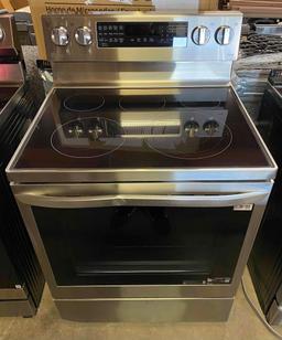 LG 6.3 cu ft. Smart Wi-Fi Enabled True Convection Electric Range with Air Fry