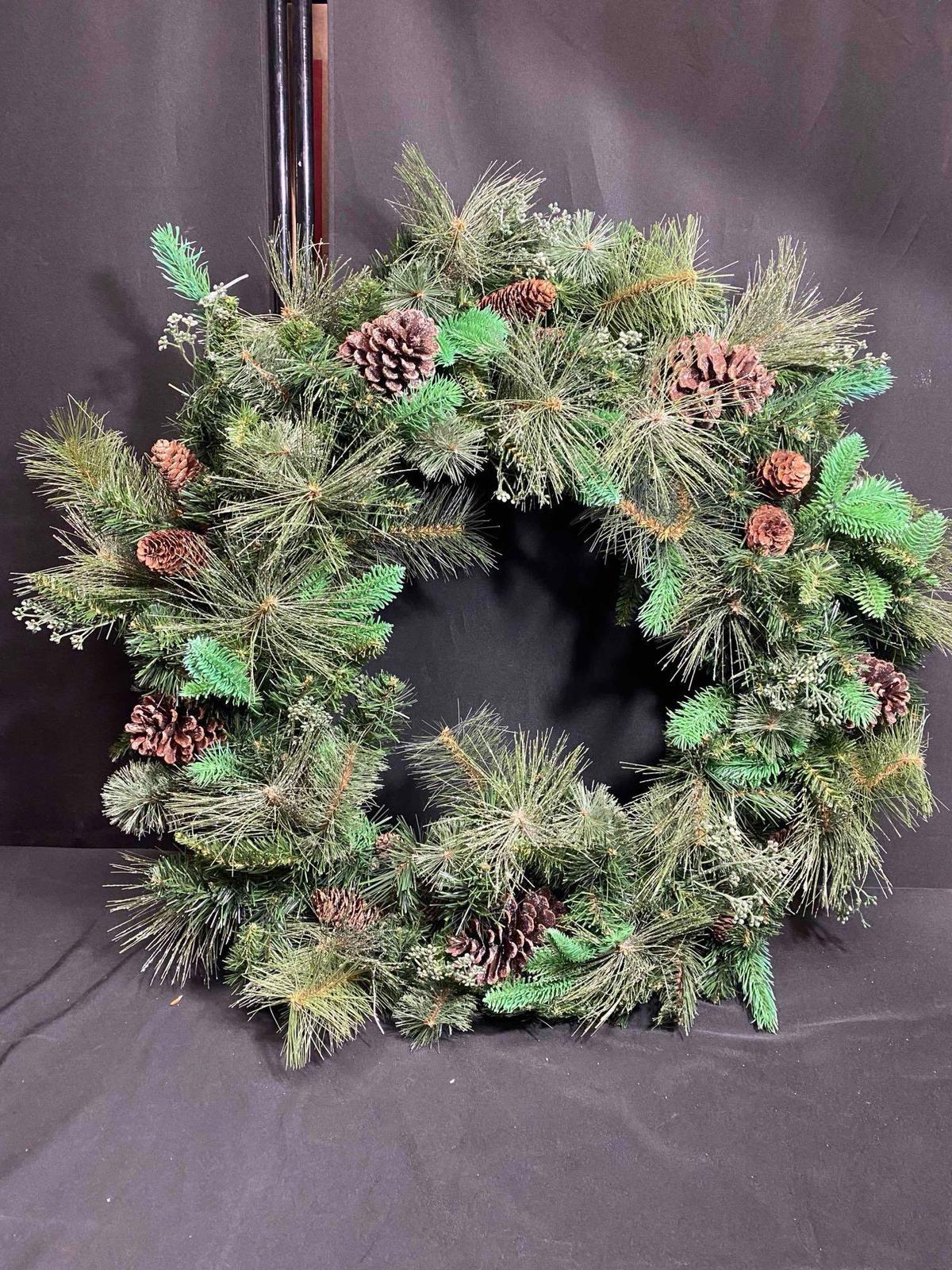 Branchburg Prelit Decor Wreath
