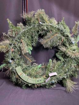Branchburg Prelit Decor Wreath
