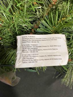 Branchburg Prelit Decor Wreath