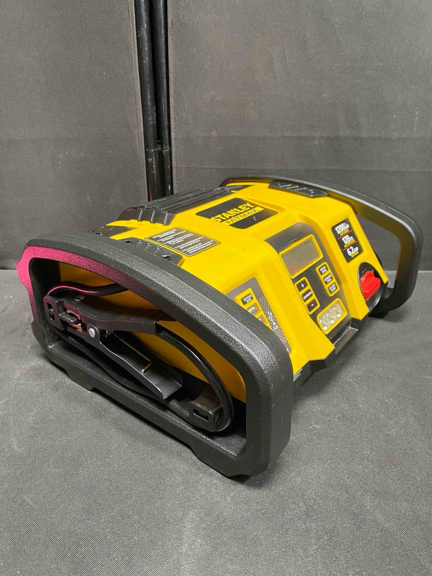 Stanley Fatmax Jump Starter, USB Power & Air Compressor