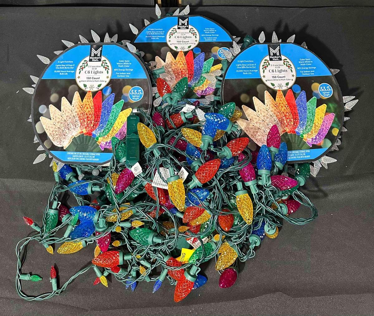 Lot of Members Mark lights for indoor and outdoor use
