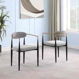 Netanya Upholstered Back Dining Chair 2 Pieces Set