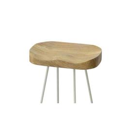 Natural/White Keilia Solid Wood Bar & Counter Stool (Set of 2)