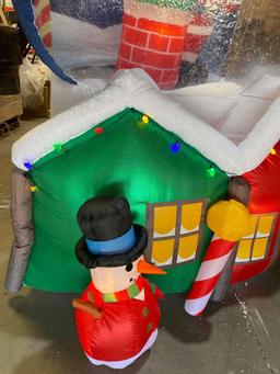 Members Mark 9' Pre-Lit Inflatable Snowglobe Christmas Decoration
