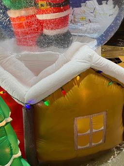 Members Mark 9' Pre-Lit Inflatable Snowglobe Christmas Decoration