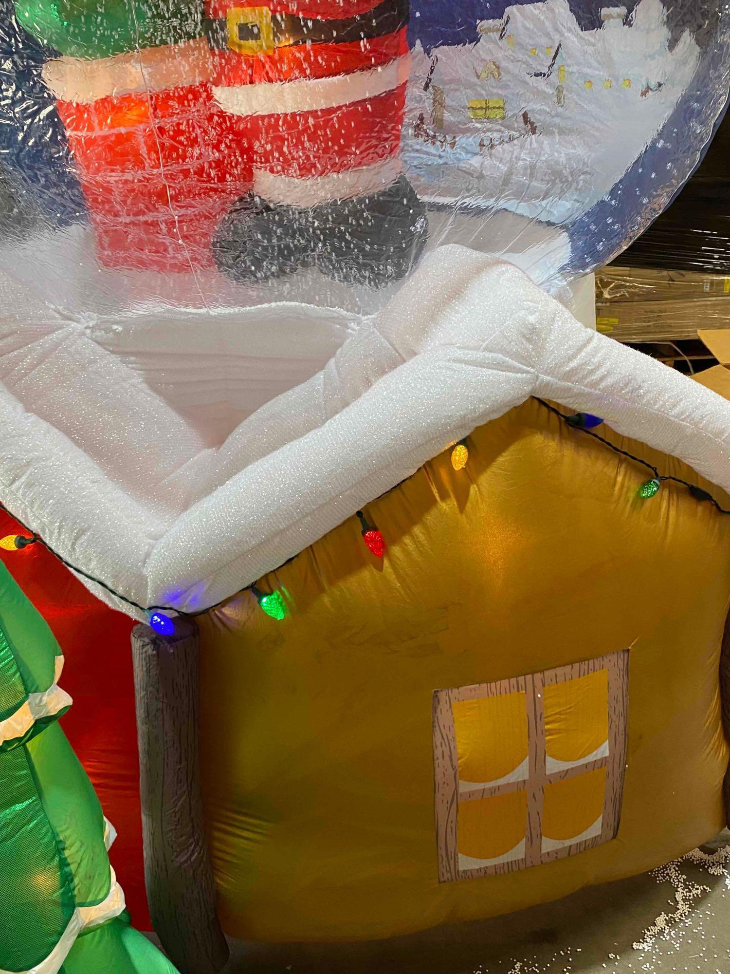 Members Mark 9' Pre-Lit Inflatable Snowglobe Christmas Decoration