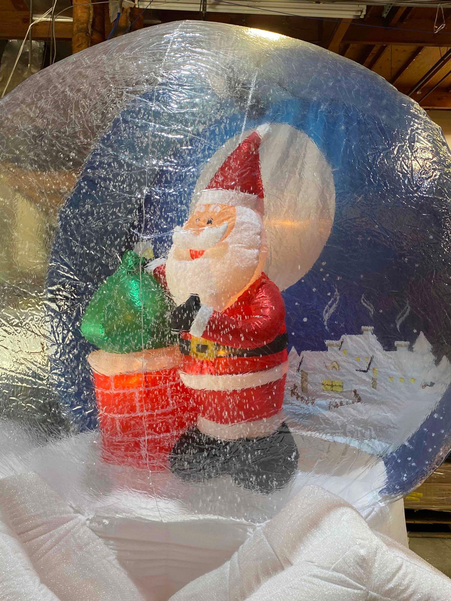Members Mark 9' Pre-Lit Inflatable Snowglobe Christmas Decoration