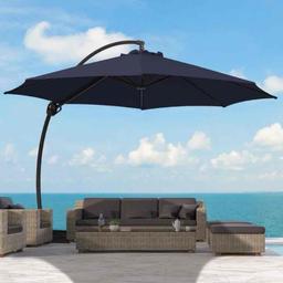 Bersa Curvy Cantilever Umbrella with Sandbag