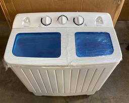 20 los Portable Washing Machine with Built-in Gravity Drain