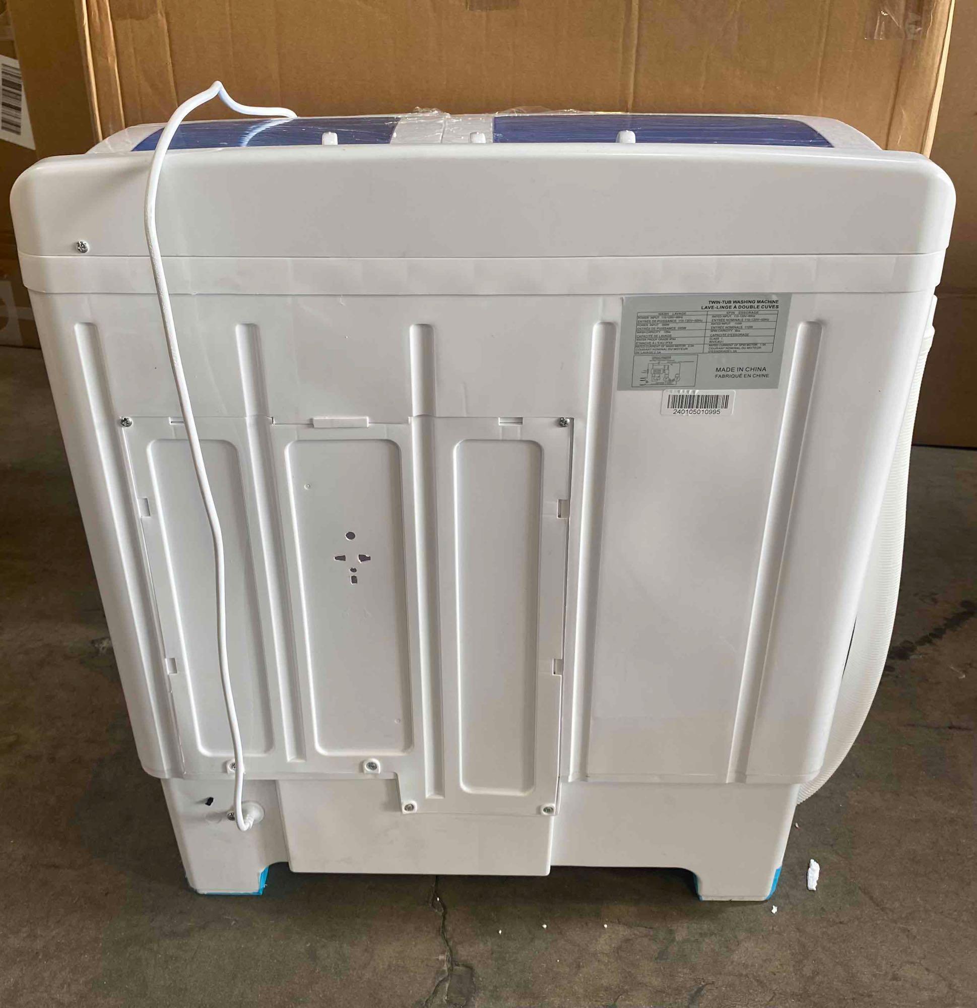 20 los Portable Washing Machine with Built-in Gravity Drain