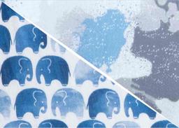 Watercolor Elephant Fitted Crib Sheets - 2 Pack
