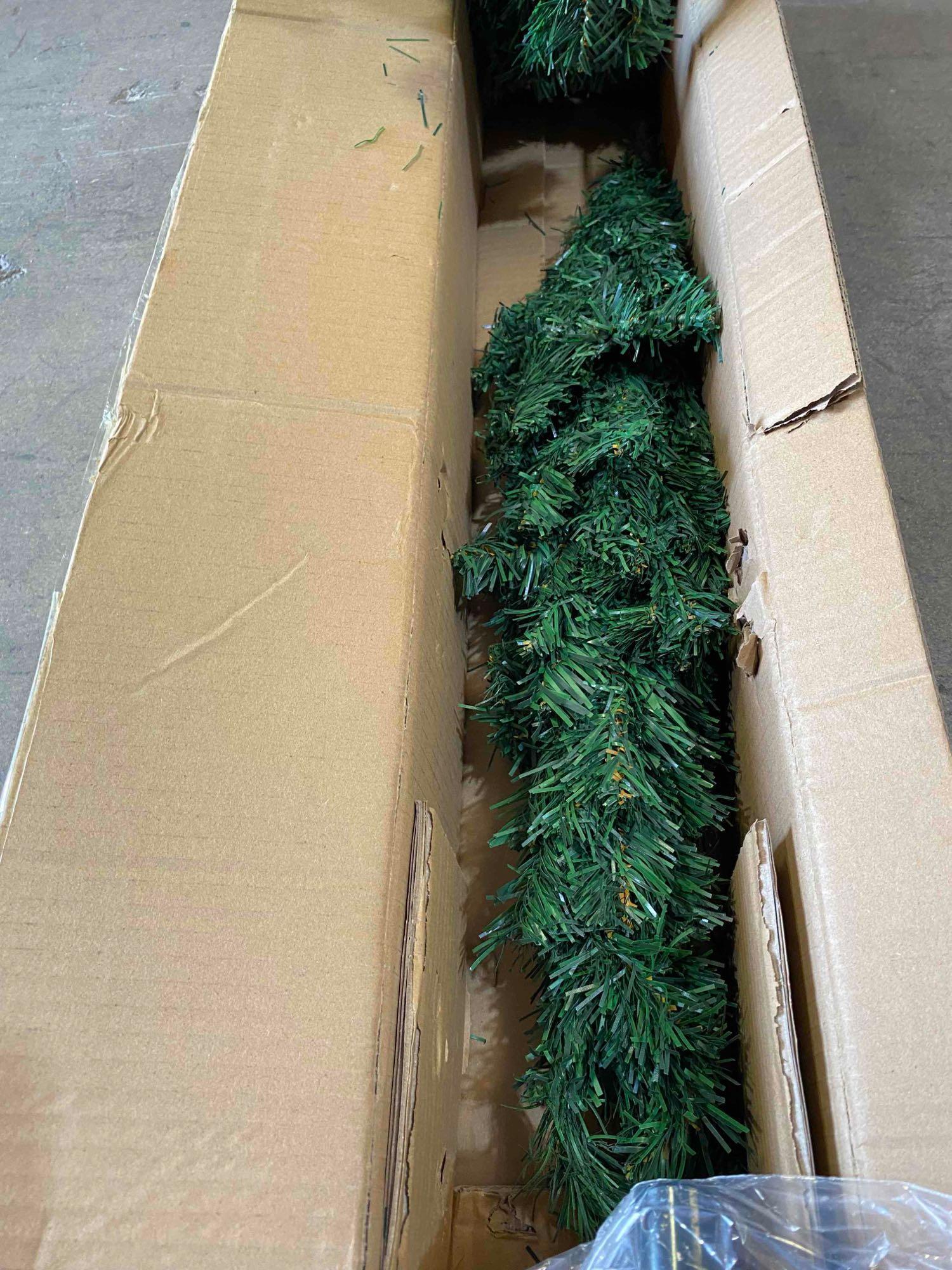 CASAINC 5 ft. Green PVC Xmas Pine Artificial Tree