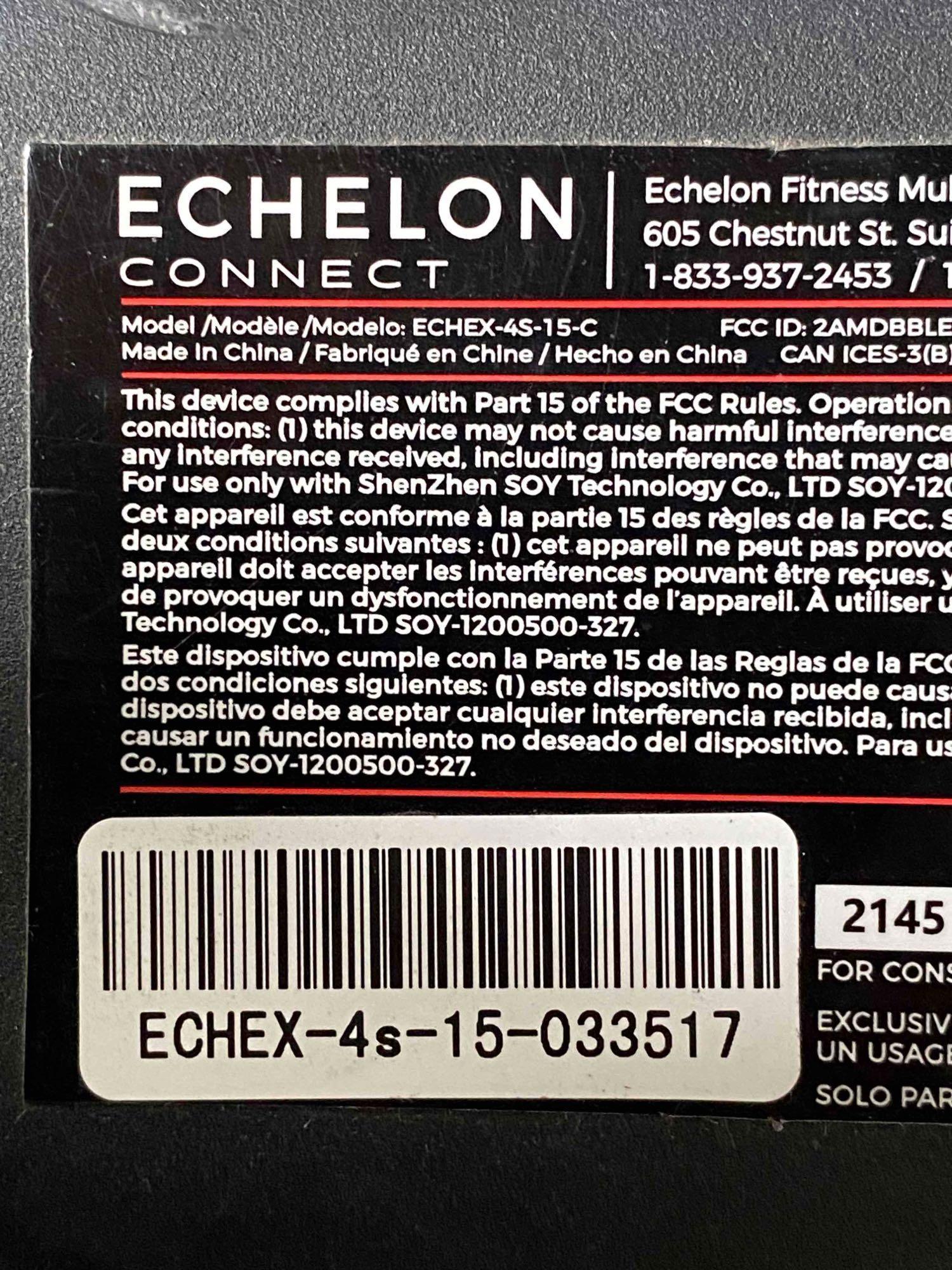 Echelon EX-4s+ Connect Bike