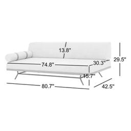 Elsmere 81" Upholstered Convertible Sofa