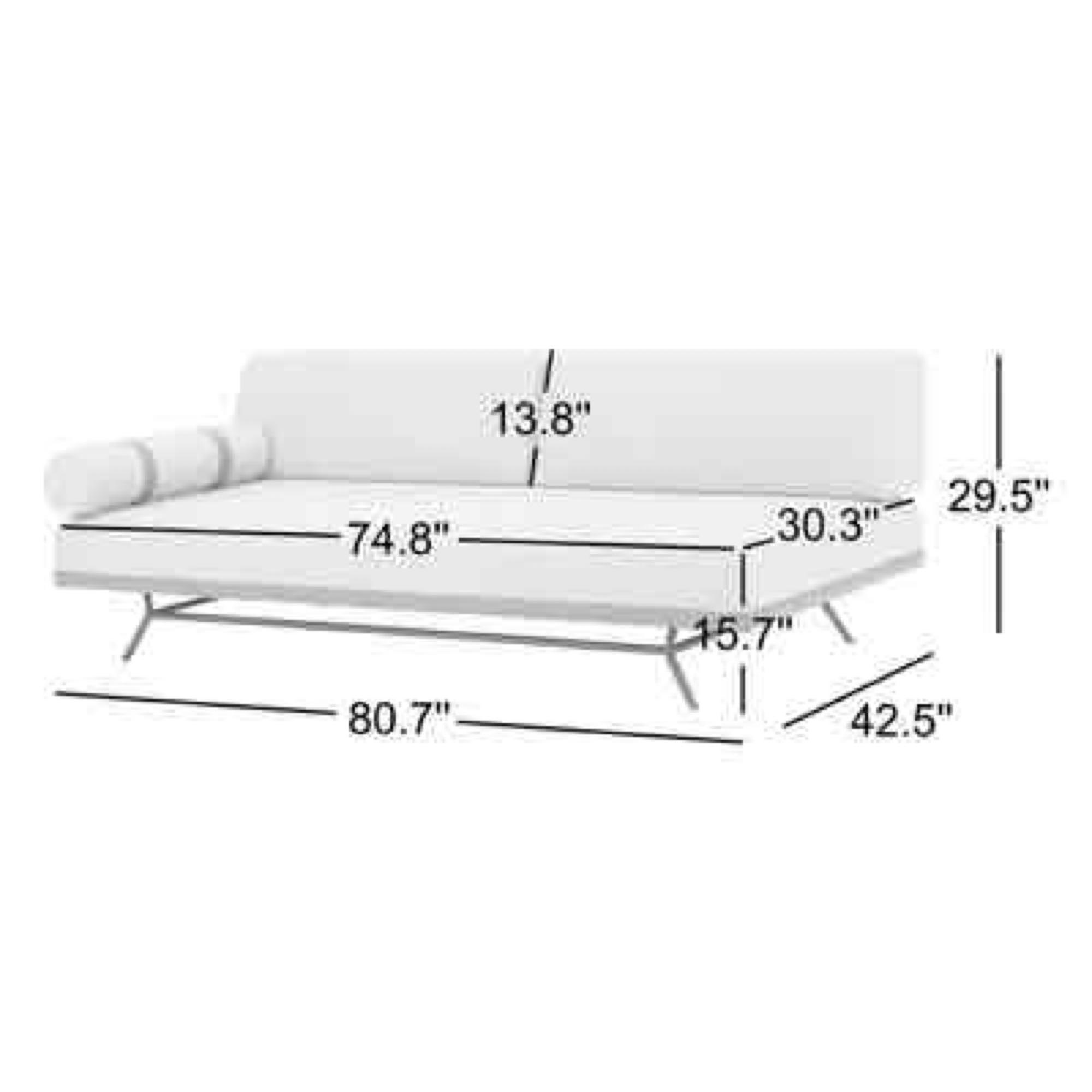 Elsmere 81'' Upholstered Convertible Sofa