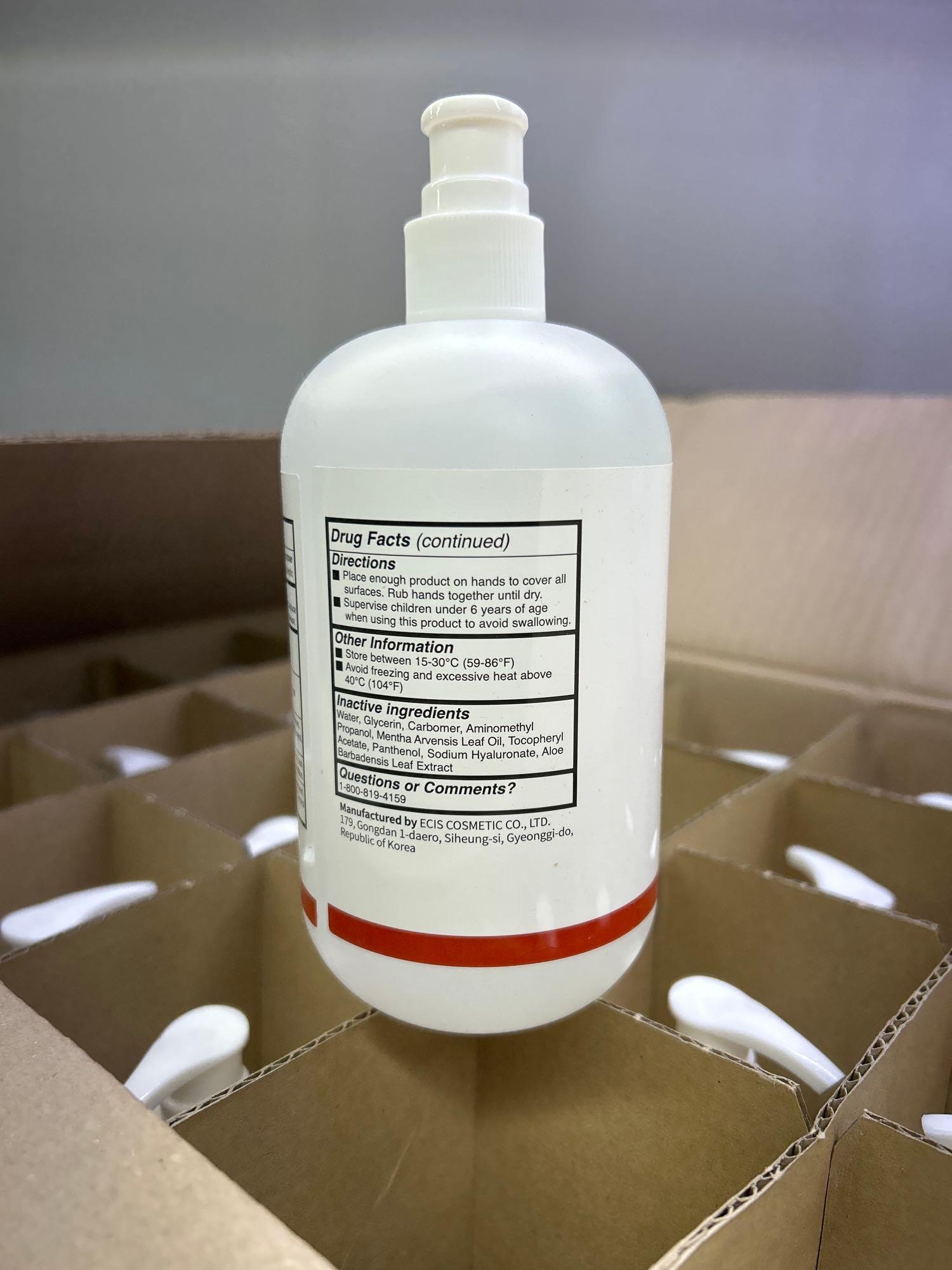24 pack E-PU INSTANT HAND SANITIZER 500ML BOTTLE