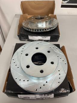left and right disc rotor set 631-48036L & 631-48036R