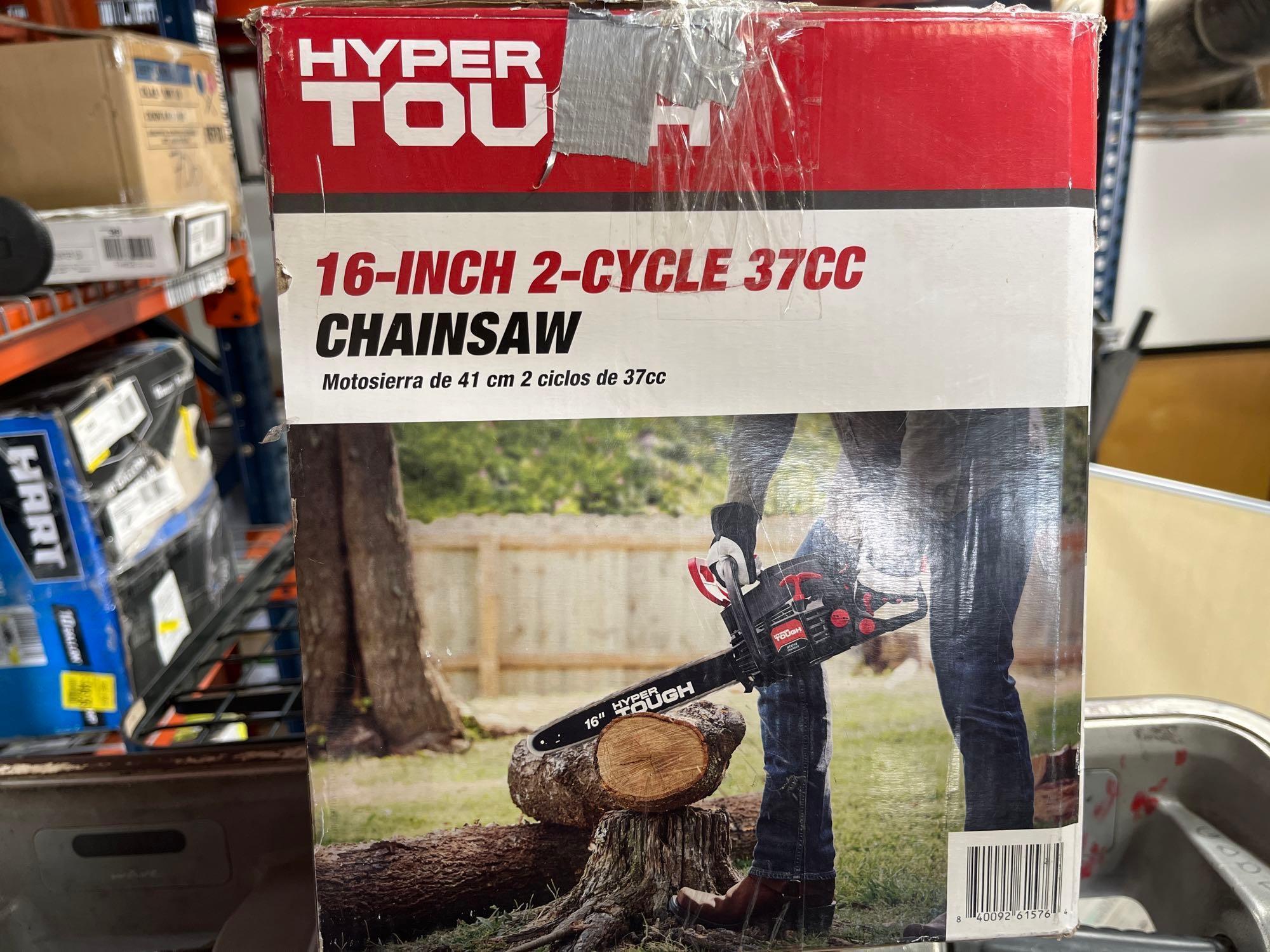 Hyper Tough HT3716 38cc 2-Cycle Engine 16-inch Gas Chainsaw