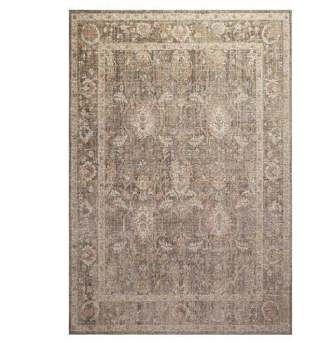 Loloi Chris Loves Julia Rosemarie 9ft x 12ft Area Rug in Sage/Blush