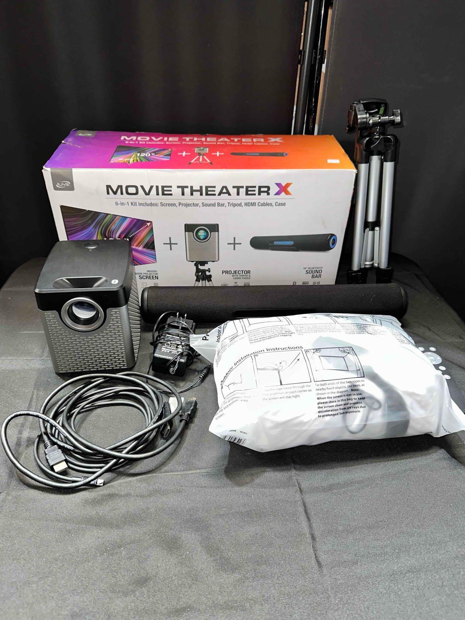 iLive Pop-Up Movie Theater Kit