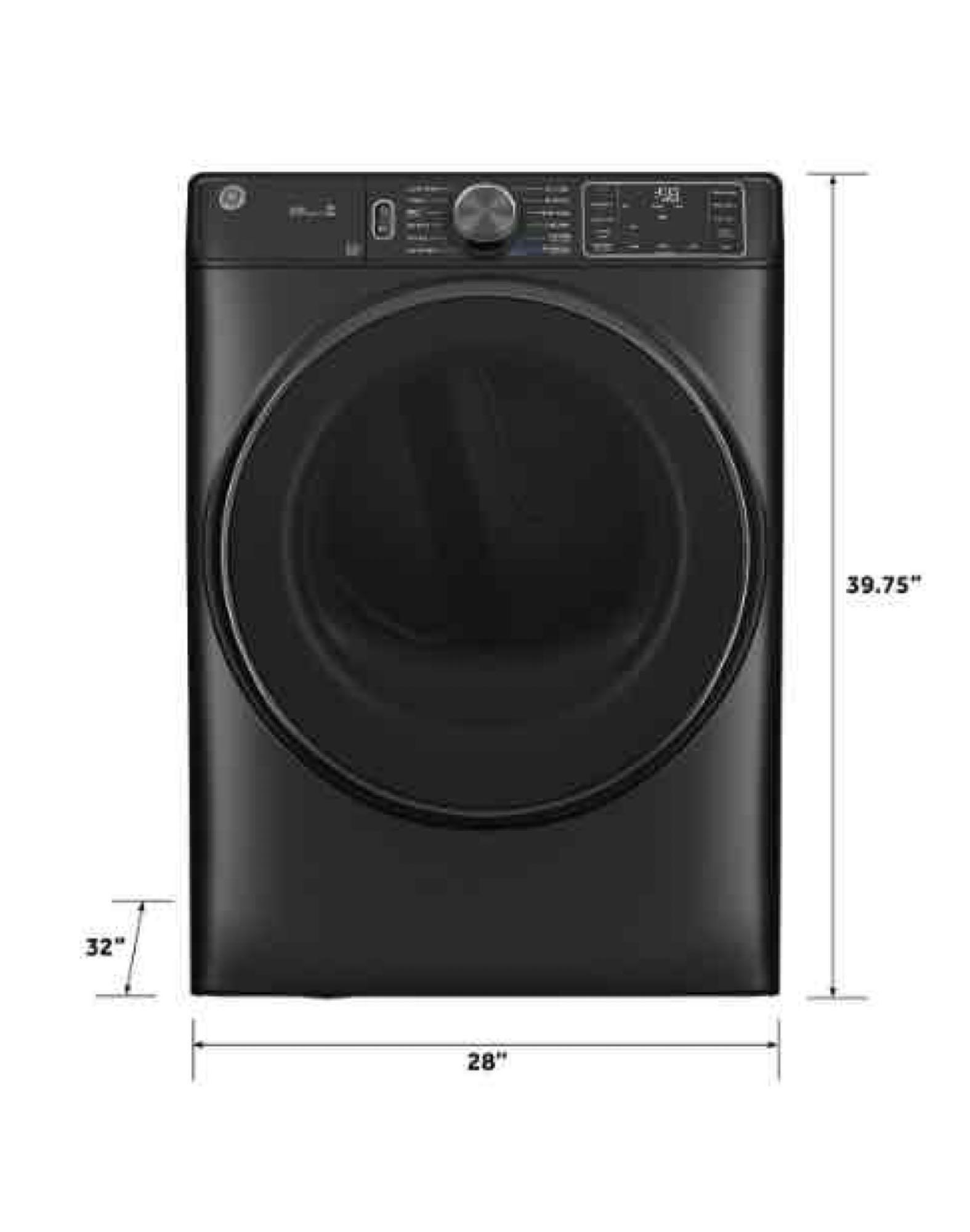 GE 7.8 cu. ft. Capacity Smart Front Load Electric Dryer