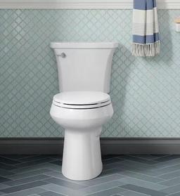 KOHLER Highline Arc 12 in. Rough In 2-Piece 1.28 GFP Single Flush Round Chair Height Toilet