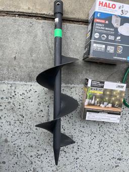 Bundle - Lights, Extension Cord and Auger Bit