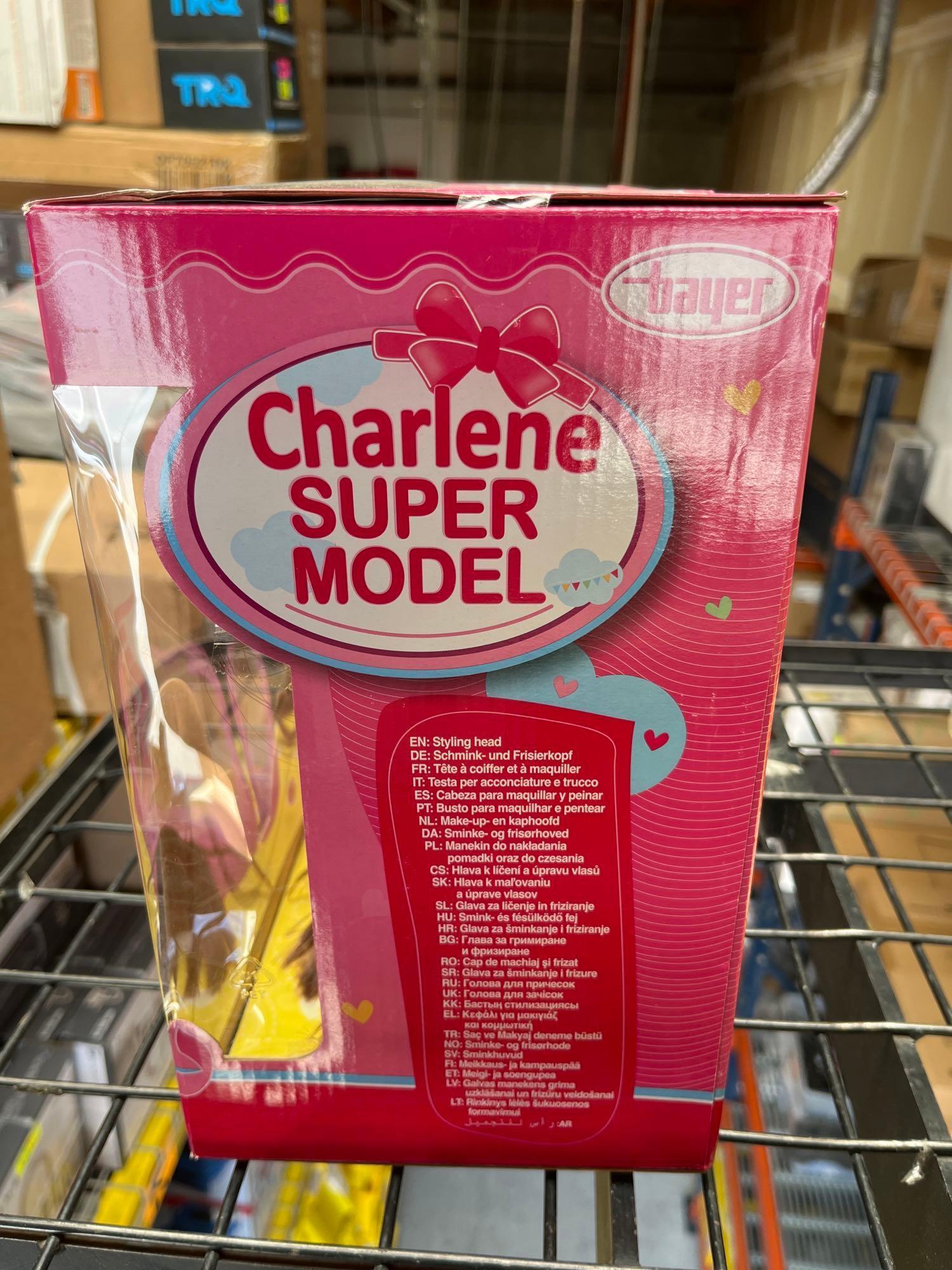 Bayer Design: Charlene Super Model Make Up Head, Brown Hairs, Brunette