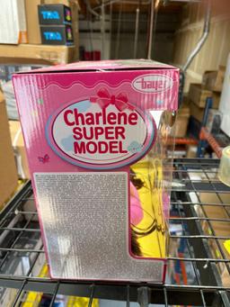 Bayer Design: Charlene Super Model Make Up Head, Brown Hairs, Brunette