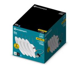 Qty 12 EcoSmart 5/6 in. Integrated LED Recessed Retrofit Light Trim 3000K CEC-T20