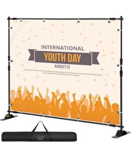 VEVOR Backdrop Banner Stand Adjustable Height