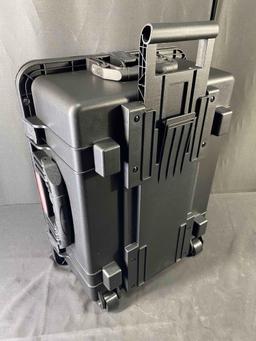 VEVOR Weatherproof Hard Case, Heavy Duty Protective Dry Box Case with Pre-Cut Foam, Wheels &