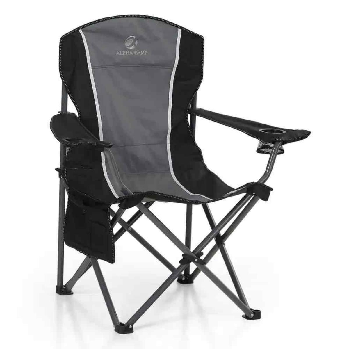 ALPHA CAMP Oversized Camping Folding Chair