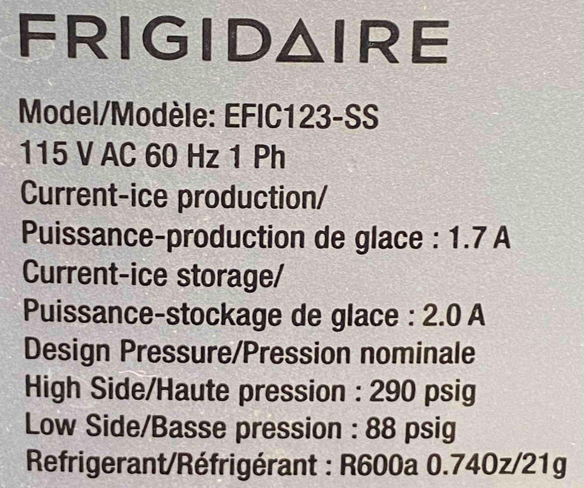 Frigidaire 26 Lbs per Day Portable Compact Maker