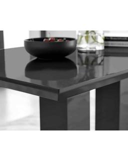 Black High Gloss Dining Table 47 inch