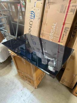 Black High Gloss Dining Table 47 inch