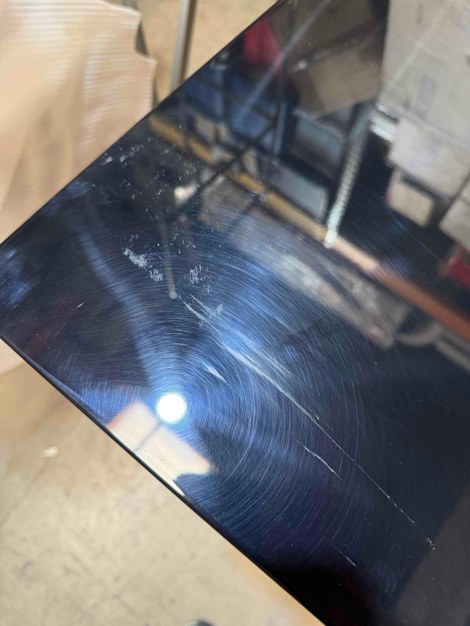 Black High Gloss Dining Table 47 inch