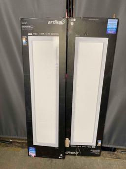 Lot of 2 Artika Sunray Ultra Thin LED Panel