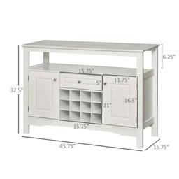 HOMCOM Coffee Bar Cabinet