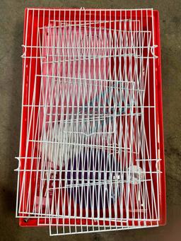 PAWHUT 18.5" Hamster Cage with 2-Story Design, Exercise Wheel