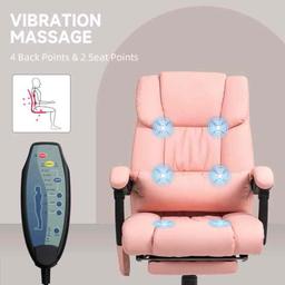 Vinsetto Massage Office Chair with 6 Vibrating Points